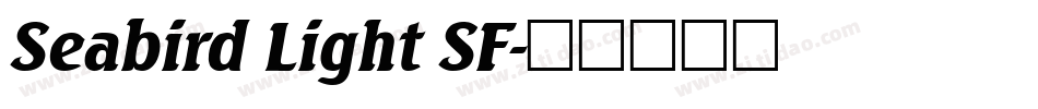 Seabird Light SF字体转换